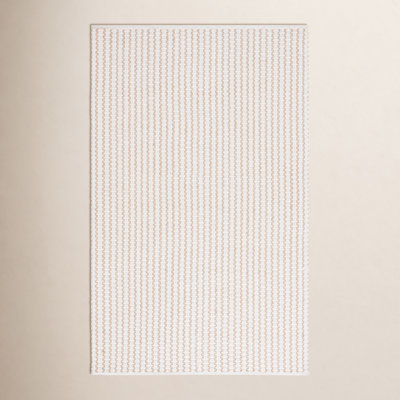 Hand-Woven Chevron Cotton Rug