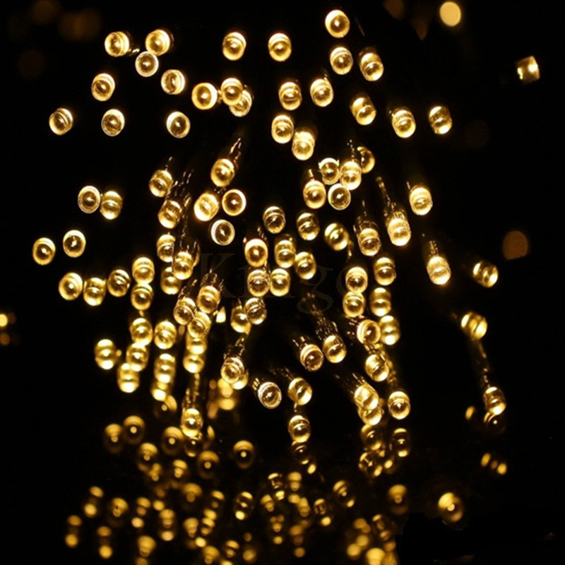 Eliana Indoor 100 - Bulb 32'' Solar Powered LED Wide Angle LED String Light, Warm White, 32 ft.