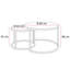Deavers 2 Piece Frame Coffee Table-768088327