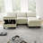 118” U-Shaped Living Room Corduroy Sofa Modular Set-496254971