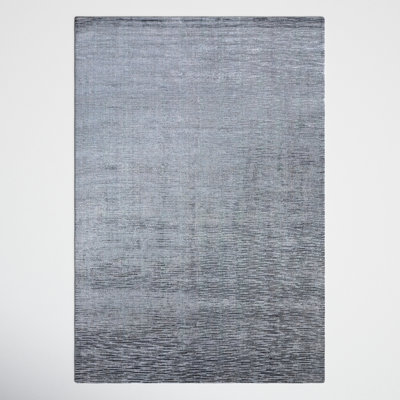 Elba Charcoal Gray Hand-Loomed Rug