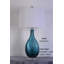 Lampe de table en verre Zelio