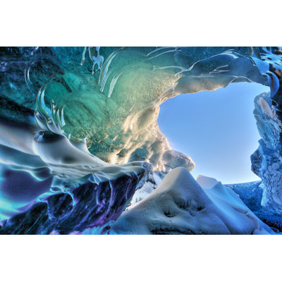 Ice Cave Detail by Golfer2015 - Wrapped Canvas Print