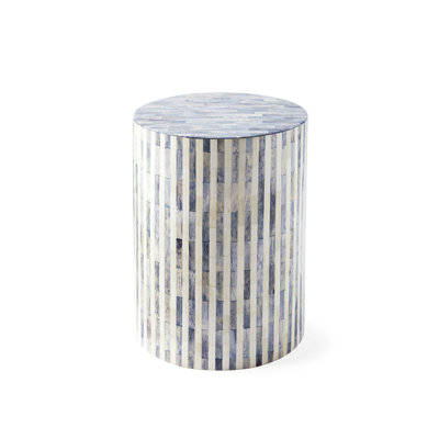 Solid + Manufactured Wood Accent Stool