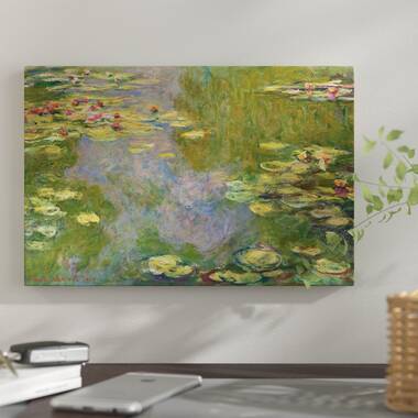 National Gallery Petite Adjustable Folding Cane - Monet Water Lily