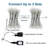 304 LED Curtain Plug in String Lights, 8 Modes with Remote Contro-1082556173