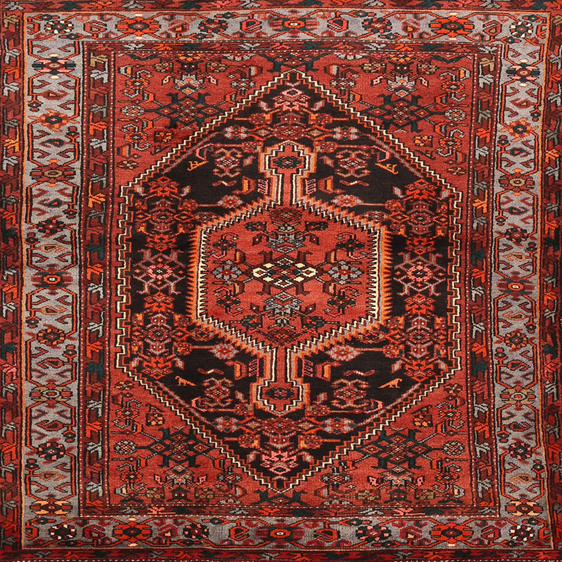 Oriental Indoor Rug, Square 4'