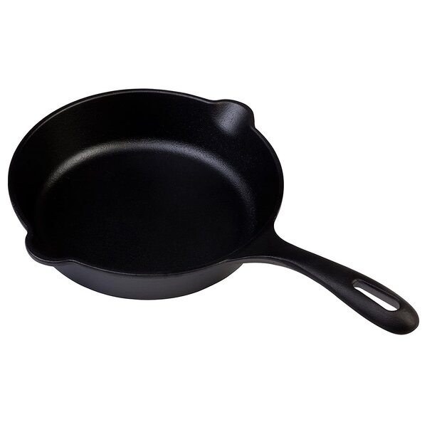  Victoria SKL-210 Cast Iron Skillet. Frying Pan with Long  Handle, 10, Black: Home & Kitchen