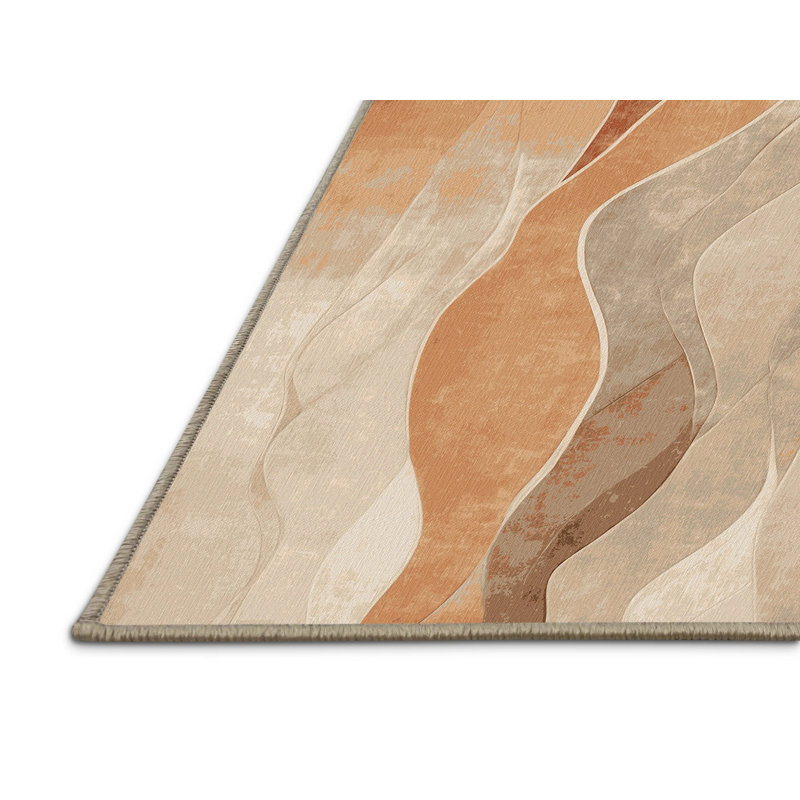 Fluid Serenity Rug, Square 5'