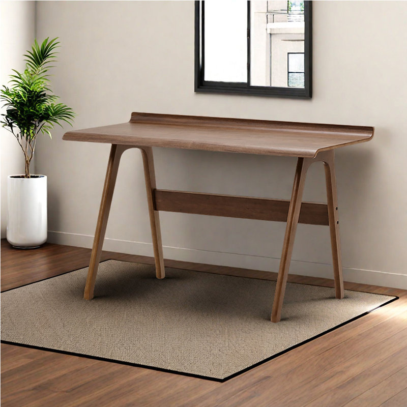 Petit bureau pratique de style chinois, Brun