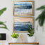 Vent et eau - Ensemble de 2 reproductions d'art sur toile encadrées-803144835-803144857-802966956