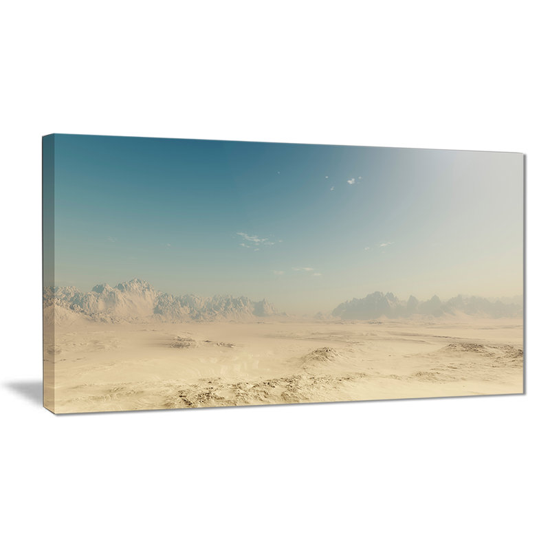 « sandy dessert », reproduction d’impression sur toile, H 20 po x l 40 po x P 1po