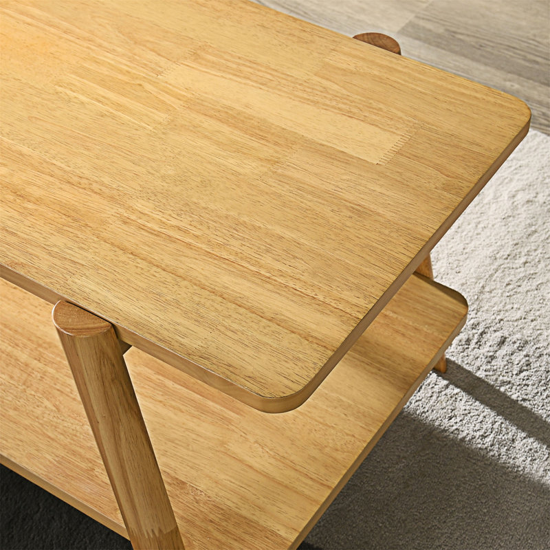 Ensemble de tables basses 3 pièces, Chêne