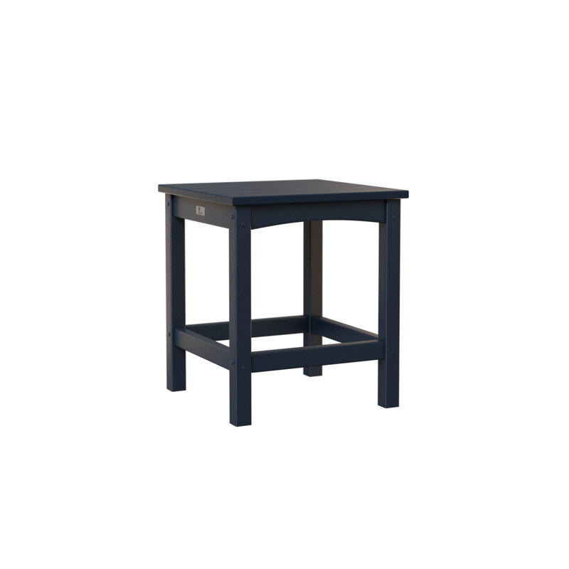 Camden Outdoor End Table, Navy Blue