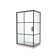 48'' W 76'' H Framed Rectangle Reversible Shower Enclosure
