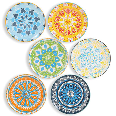 Artechworks Porcelain Ceramic Stainless Steel Platter Serving Dish