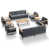 Black Cushion/Black Frame
