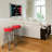 Commercial Grade Chrome Swivel Bar Stool with Vibrant Team Colors  -113702926