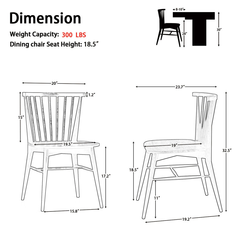 Ensemble de 2 chaises d'appoint Arka, Blanc