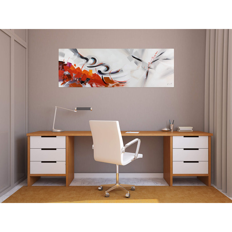 Warm Elegance - No Frame Panoramic Painting on Canvas