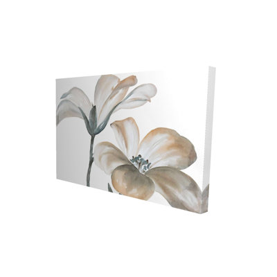 Belles fleurs désaturées - décor de toile de ferme