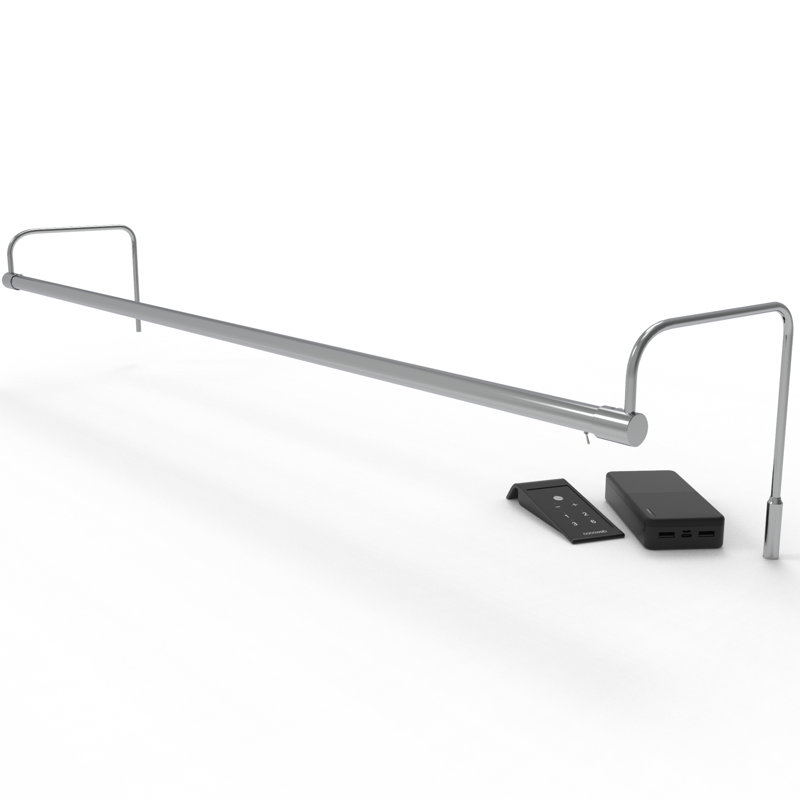 Tru-Slim Dimmable LED Frame Mount Picture Light with Remote, 9" H x 43" W x 9" D