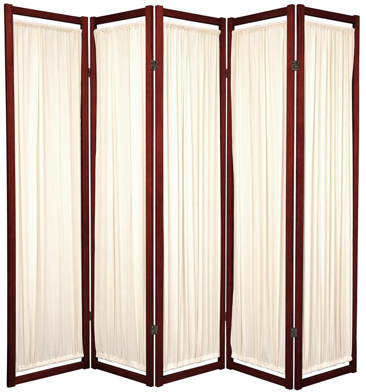 Cloison pliante Michelle H 72 ", Bois de rose, 5
