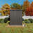 5X3 FT Metal Outdoor Storage Shed, Tool Shed With Pitched Roof And Lockable Door Compact Metal Tool Shed