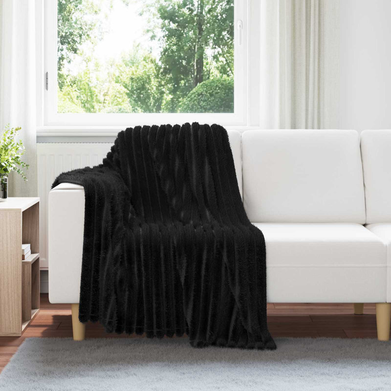 5.1-42 Throw Blanket, Black, 150cm x 130cm