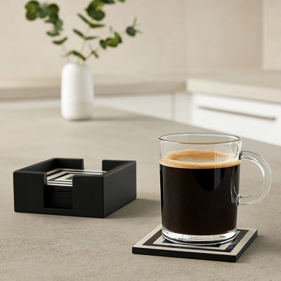 Square 4 Piece Coaster Set