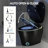 Smart Bidet Toilet with Backup Battery, Auto Open/Close Lid, Heated Seat, Instant Warm Water, Foot Sensor Flush, Remote Control, LED Display-121699888
