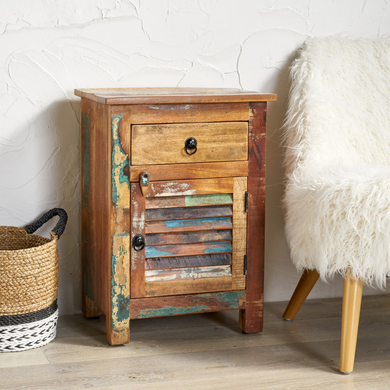 Table d'appoint chic avec tiroir: idéale pour le rangement et la présentation dans le salon, la chambre à coucher ou le bureau - moderne et pratique