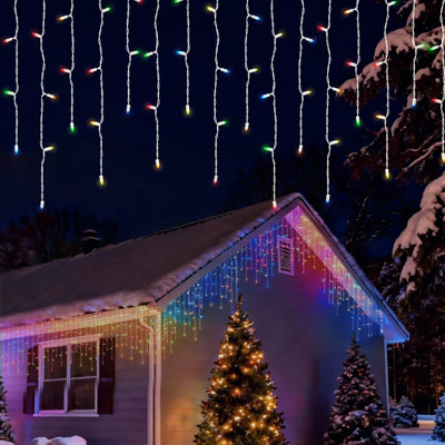 7FT-100 lumières multicolores multicolores à DEL de qualité commerciale imperméables pour la décoration des Fêtes, décorations de Noël