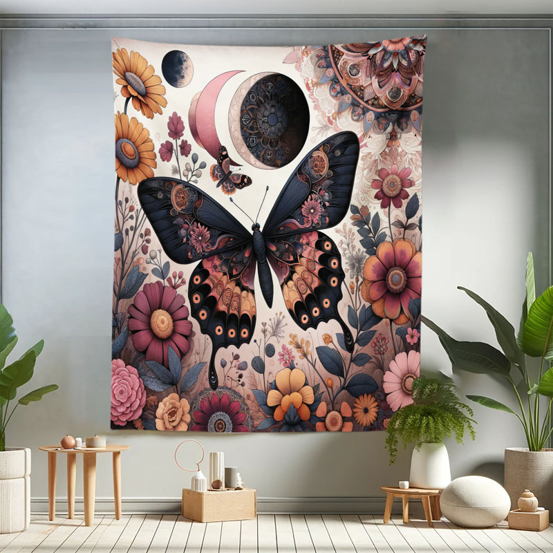 Tapisserie en microfibre, H 88 po x l 68 po