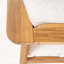 Canapé d'extérieur 3 places en bois d'acacia