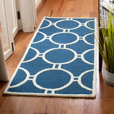 Cambridge Hand Tufted Wool Geometric Rug