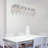 Jerimya 6-Lights Rectangular Kitchen Island Chandelier