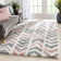 Arden Chevron Synthetic Area Rug
