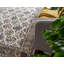 Tapis brun / beige / bleu en polypropylène tissé à la machine Khiran