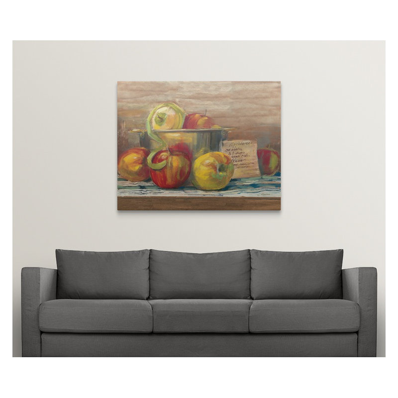 «Applesauce» - reproduction, H 24 po x l 30 po x P 1,5 po, Toile