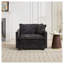 Canapé modulaire à siège simple Cloud - Chenille noire-129098441