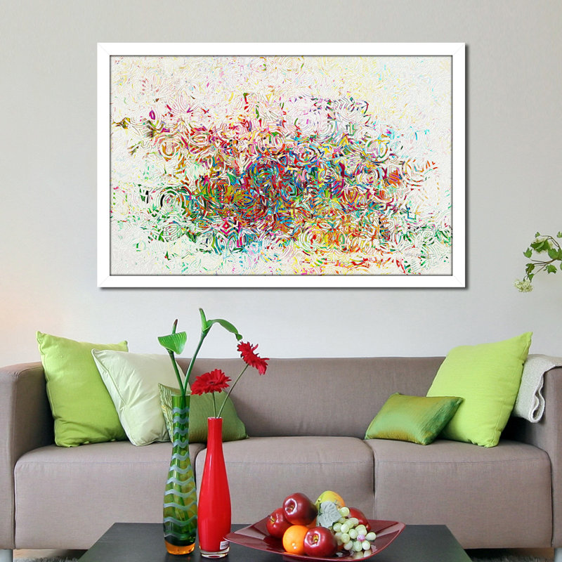 «Abondamment pardonné. «Isaiah 55: 7», impression sur toile, H 21,5 po x l 27,5 po x P 0,75 po, Cadre blanc