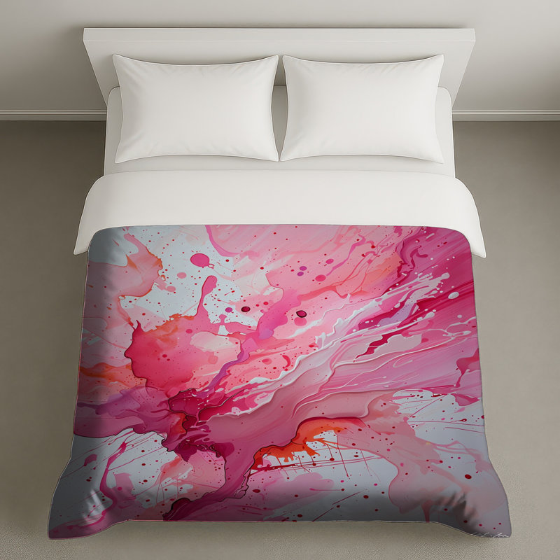 Housse de couette abstraite Modern Bedding Art, Grand lit