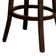 Kaelia Swivel Upholstered Counter Stool with Solid Wood Frame