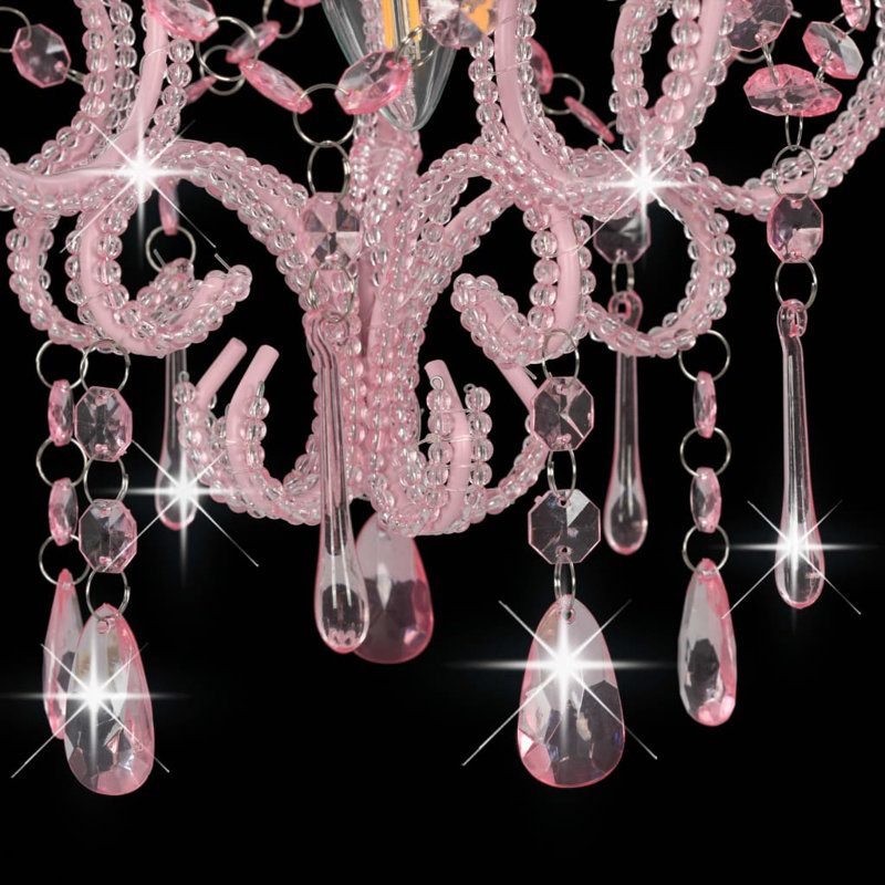 Altrincham 1 - Light Chandelier Pendant, Pink