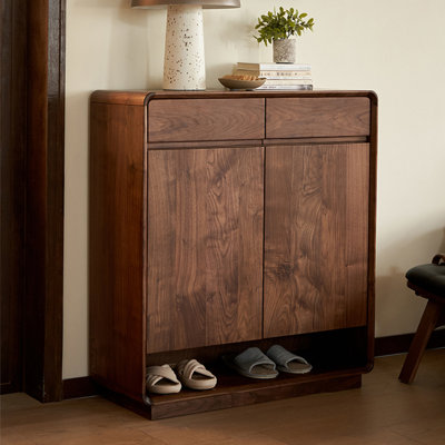 Retro style furniture storage shoe cabinet