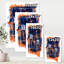 Abstrait orange et bleu marine - Peinture sur toile-60160688-60160693