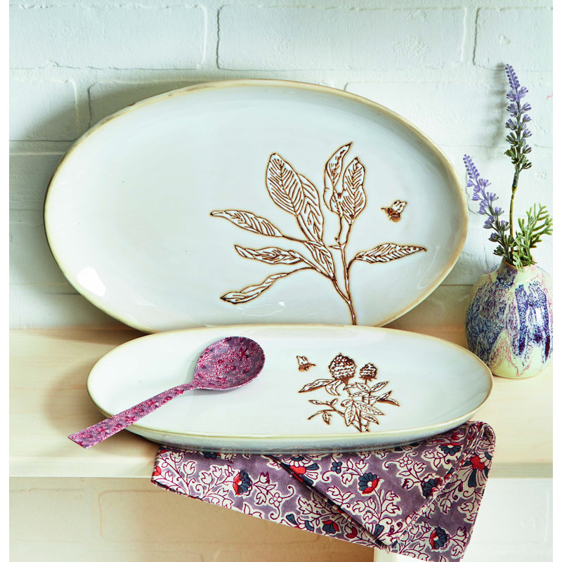 Lavender & Honey Oval Platter Large