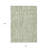 HomeRoots Rectangle Machine Woven Area Rug
