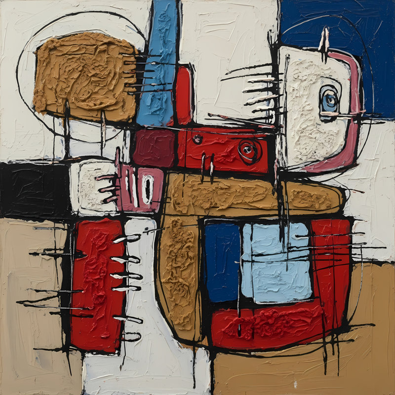 Structural Whispers, 24" H x 24" W
